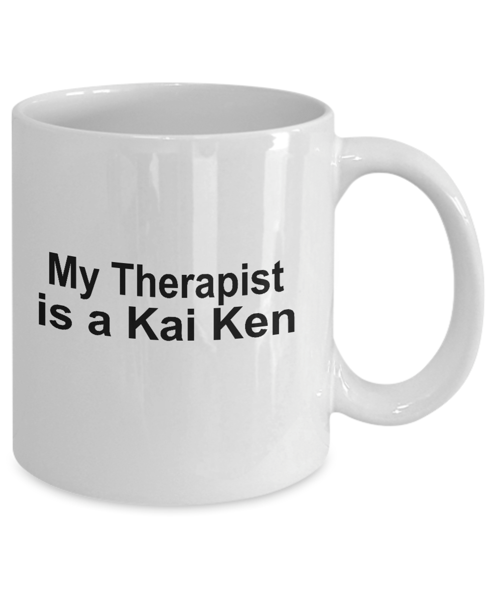Kai Ken Dog Owner Lover Funny Gift Therapist White Ceramic Coffee Mug