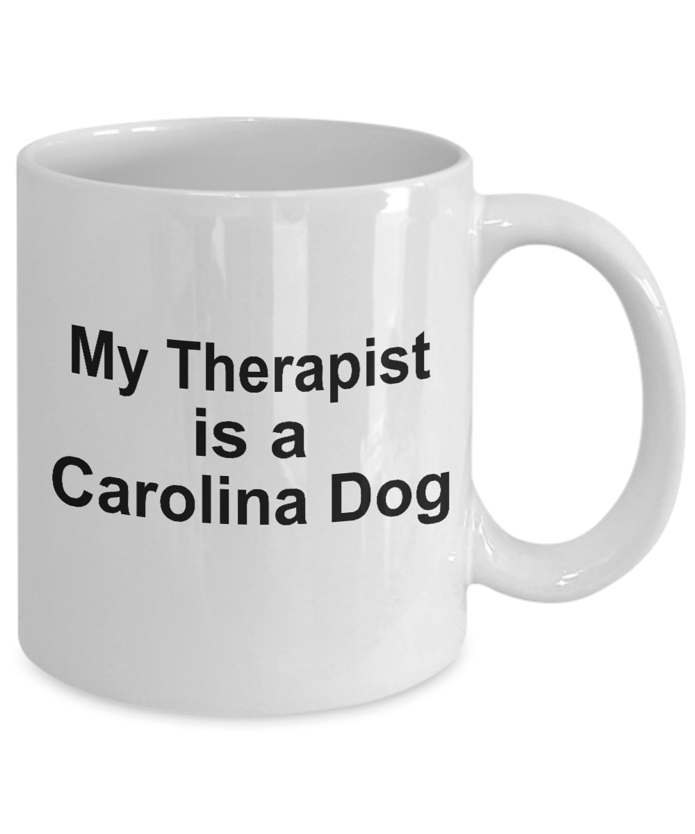 Carolina Dog Owner Lover Funny Gift Therapist White Ceramic Coffee Mug