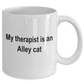 Alley Cat Therapist Coffee Mug