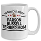 Parson Russell Terrier Dog Mom Mug