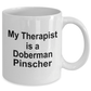 Doberman Pinscher Dog Therapist Coffee Mug