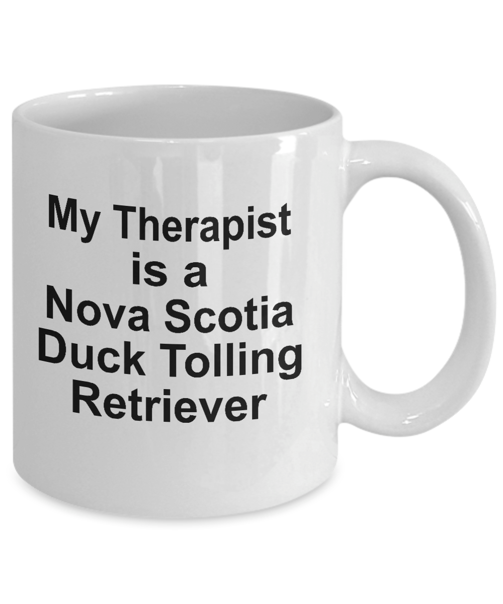 Nova Scotia Duck Tolling Retriever Dog Therapist Coffee Mug