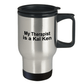 Kai Ken Dog Owner Lover Funny Gift Therapist Stainless Steel Insulated Travel Coffee Mug
