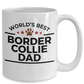Border Collie Dog Dad Coffee Mug
