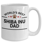 Shiba Inu Dog Dad Coffee Mug