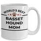 Basset Hound Dog Mom Coffee Mug