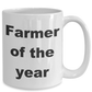 Farmer Gift - Farmer of the year funny coffee mug