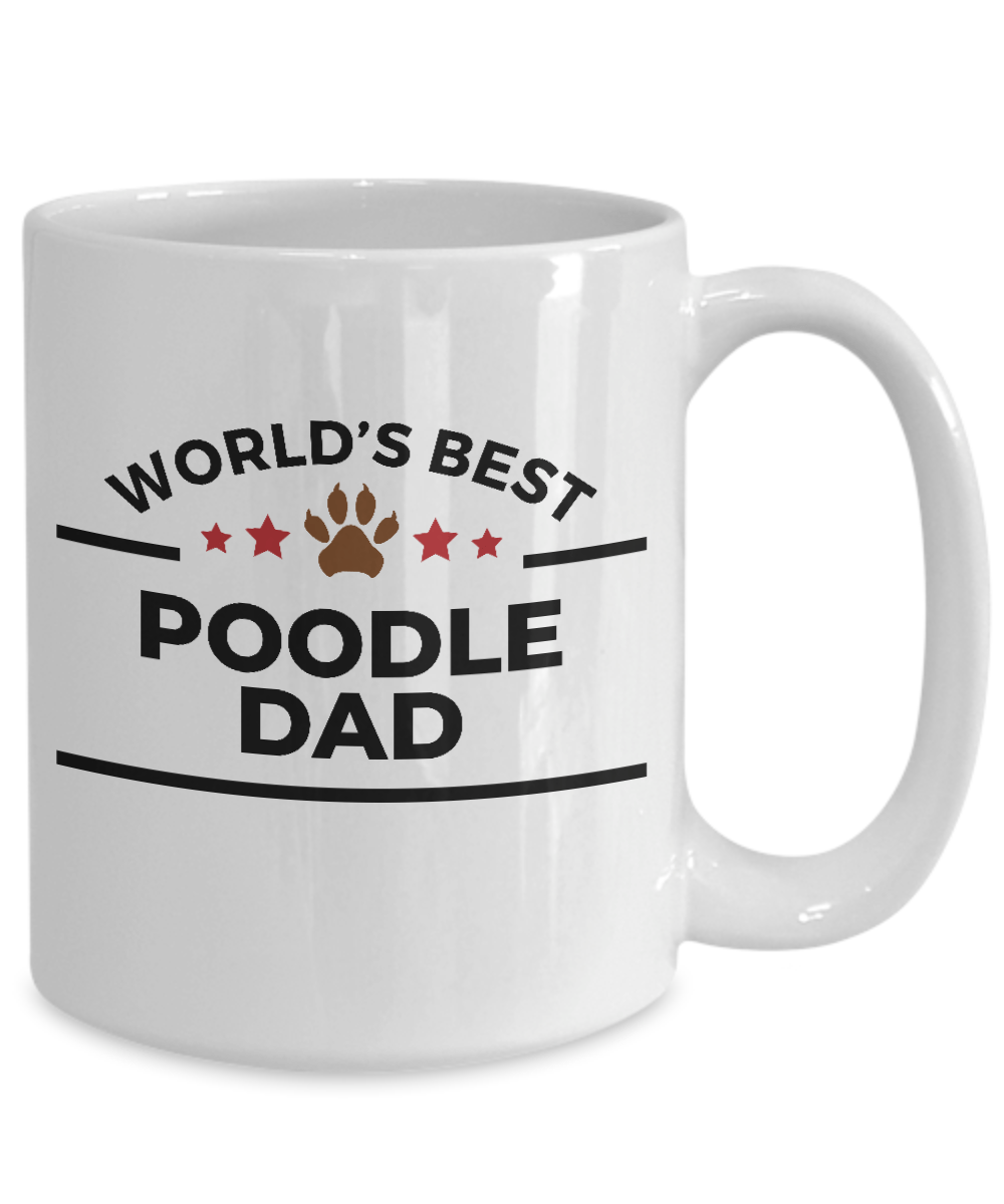 World's Best Poodle Dad Ceramic Mug