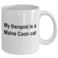 Maine Coon Cat Therapist Coffee Mug