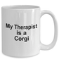 Funny Corgi Dog Therapist Coffee Mug