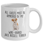 Funny Wire-haired Jack Russell Terrier Dog Custom Ceramic Coffee Mug - Guests must be approved
