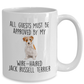 Funny Wire-haired Jack Russell Terrier Dog Custom Ceramic Coffee Mug - Guests must be approved