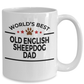 Old English Sheepdog Dog Dad Coffee Mug