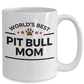 Pit Bull Dog Mom Coffee Mug