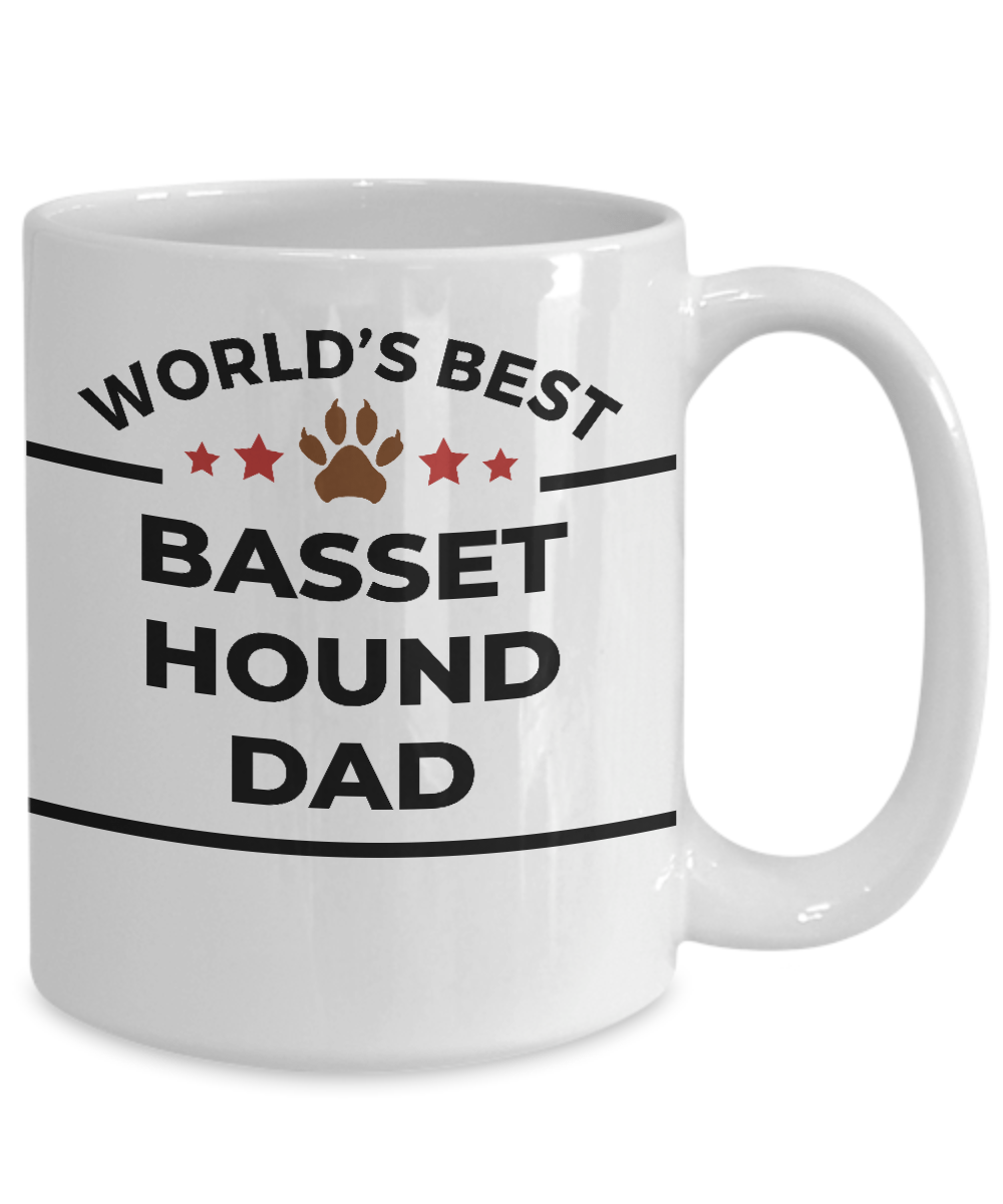 Basset Hound Dog Dad Coffee Mug