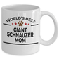 Giant Schnauzer Dog Lover Gift World's Best Mom Birthday Mother's Day White Ceramic Coffee Mug