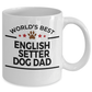 English Setter Dog Dad Mug