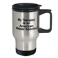 American Water Spaniel Dog Therapist Travel Coffee Mug