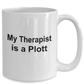 Plott Dog Owner Lover Funny Gift Therapist White Ceramic Coffee Mug