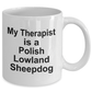 Polish Lowland Sheepdog Dog Owner Lover Funny Gift Therapist White Ceramic Coffee Mug