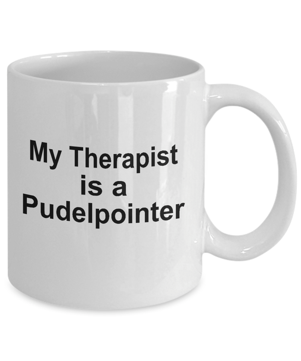 Pudelpointer Dog Owner Lover Funny Gift Therapist White Ceramic Coffee Mug