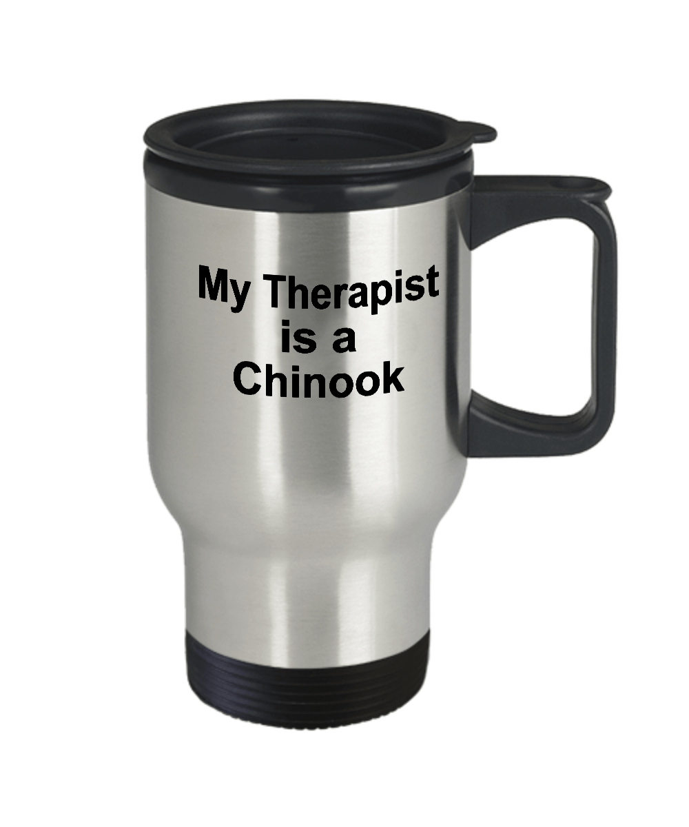Chinook Dog Lover Owner Funny Gift Therapist Stainless Steel Insulated Travel Coffee Mug