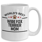 Wire Fox Terrier Dog Mom Coffee Mug