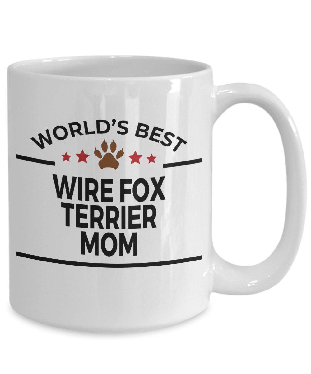 Wire Fox Terrier Dog Mom Coffee Mug