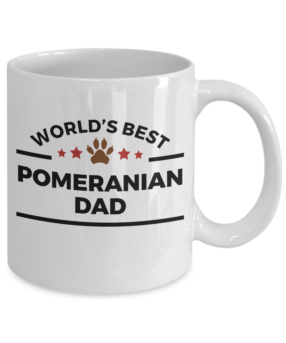 Pomeranian Dog Dad Coffee Mug