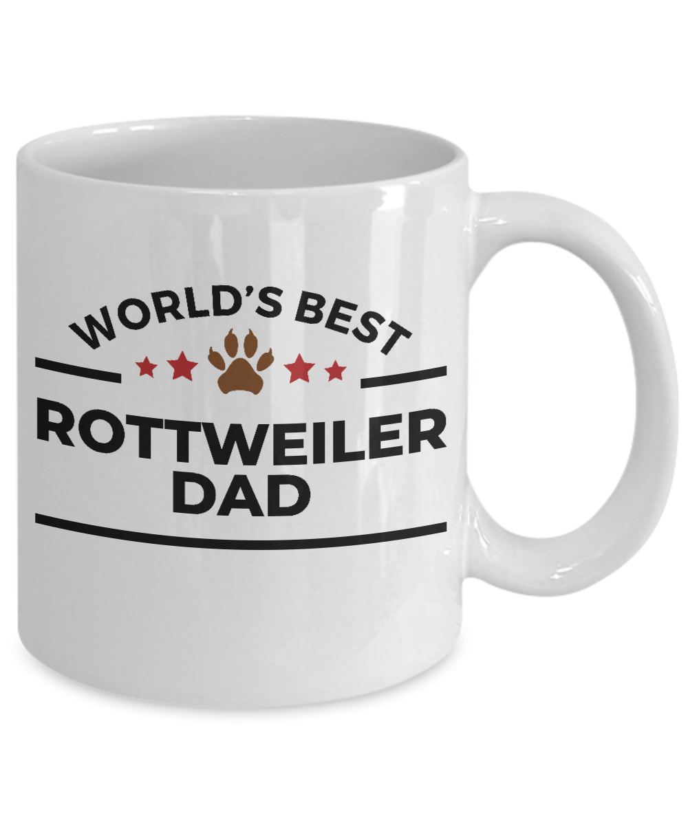 Rottweiler Best Dog Dad Ceramic Mug