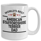 American Staffordshire Terrier Dog Dad Coffee Mug