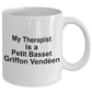 Petit Basset Griffon Vendéen Dog Therapist Coffee Mug