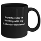 Labrador Retriever Hunter Black Coffee Mug