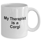 Funny Corgi Dog Therapist Coffee Mug