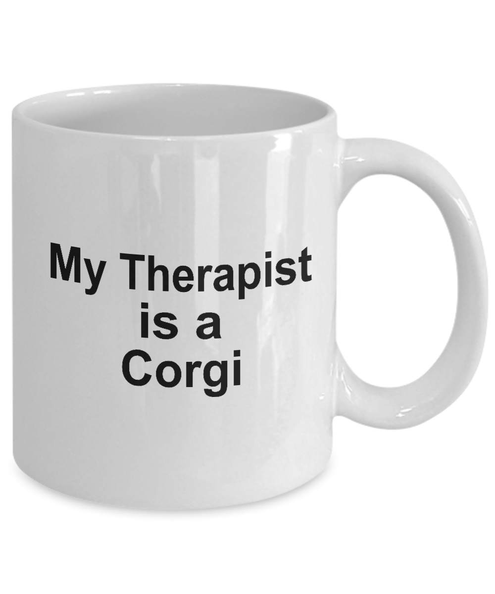 Funny Corgi Dog Therapist Coffee Mug