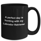 Labrador Retriever Hunter Black Coffee Mug
