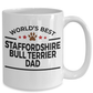 Staffordshire Bull Terrier Dog Dad Coffee Mug