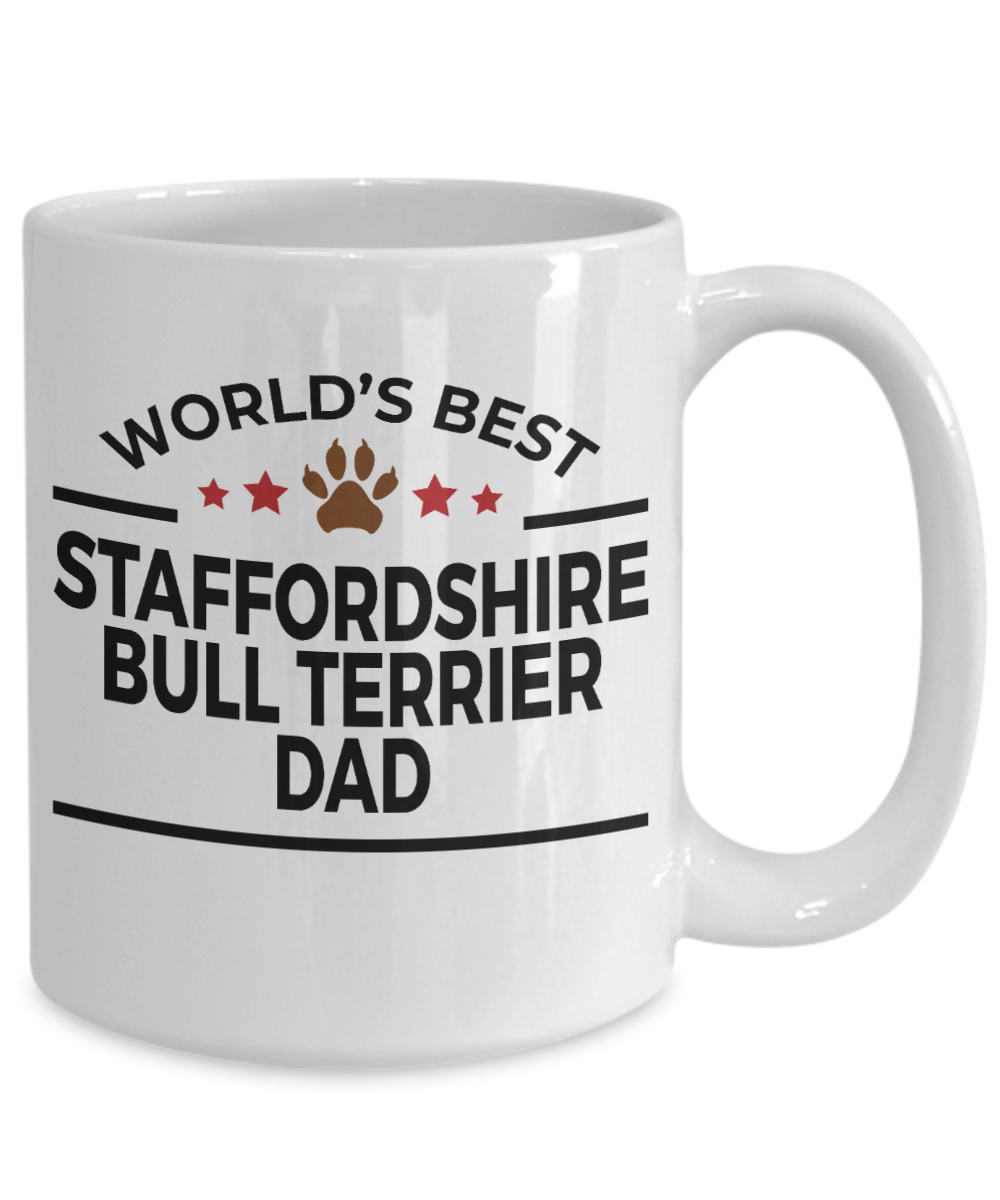 Staffordshire Bull Terrier Dog Dad Coffee Mug