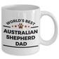 Australian Shepherd Dog Dad Mug