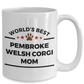 Pembroke Welsh Corgi Dog Mom Coffee Mug