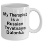 Russian Tsvetnaya Bolonka Dog  Therapist Coffee Mug