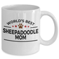 Sheepadoodle Dog Mom Coffee Mug