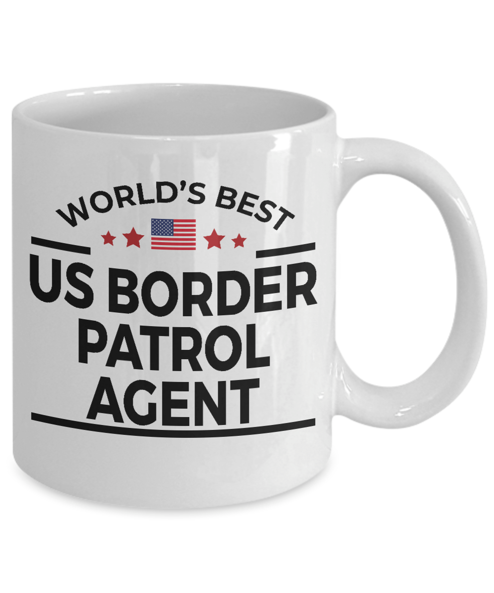 US Border Patrol Agent Gift Birthday Father's Day Mother's Day Appreciation White Ceramic Coffee Mug