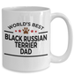 Black Russian Terrier Dog Dad Coffee Mug