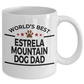 Estrela Mountain Dog Lover Gift World's Best Dad Birthday Father's Day White Ceramic Coffee Mug