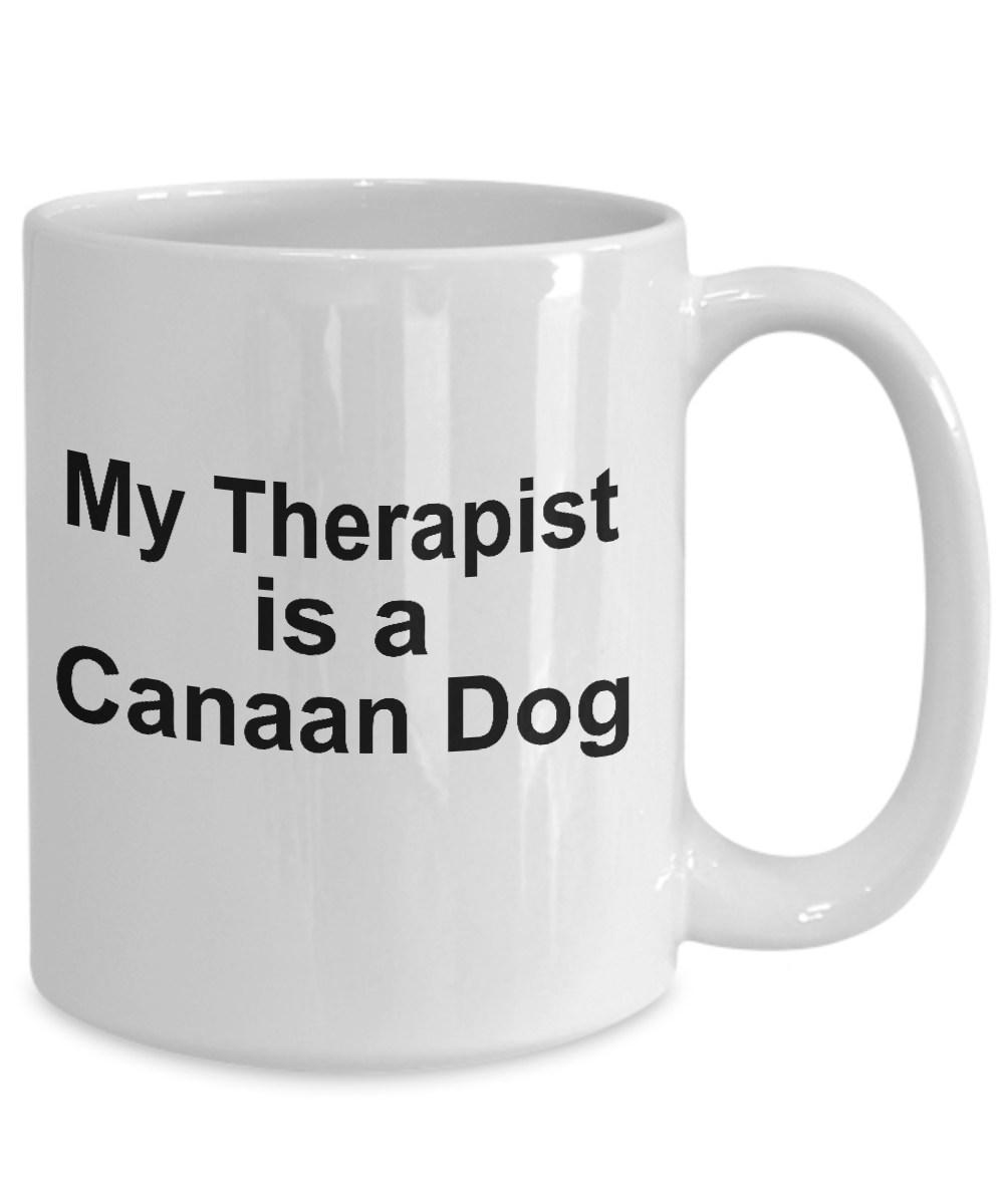 Canaan Dog Owner Lover Funny Gift Therapist White Ceramic Coffee Mug