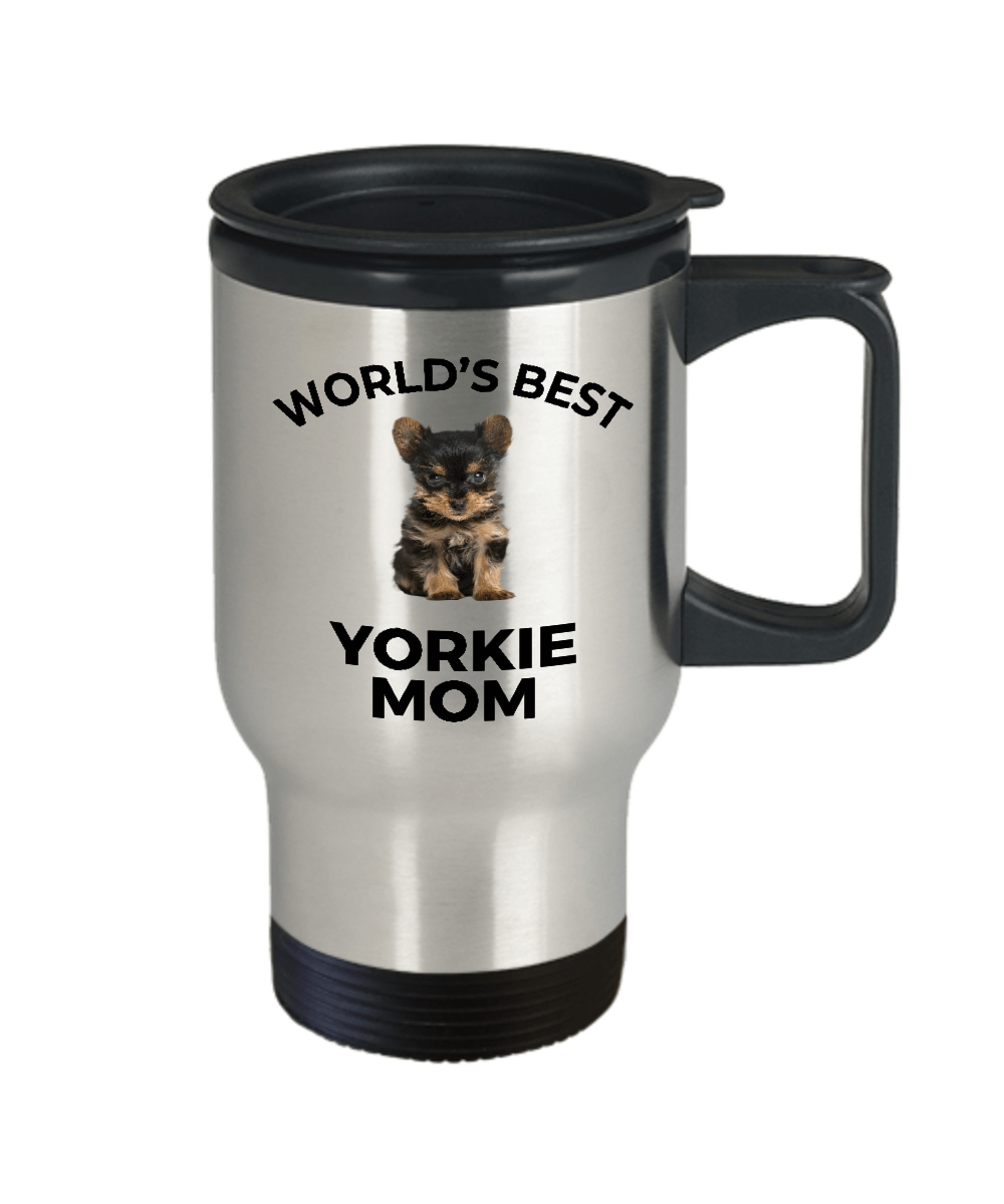 Yorkshire Terrier Dog Mom Travel Mug