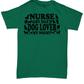 Nurse By Day, Dog Lover By Night White Unisex Tee Shirt