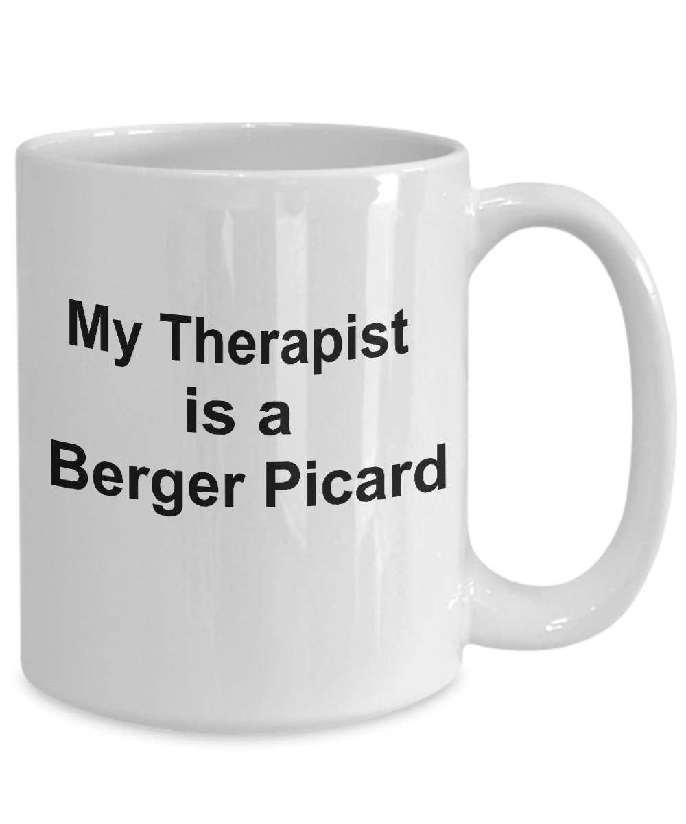 Berger Picard Dog Therapist Coffee Mug