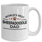 Sheepadoodle Dog Dad Coffee Mug